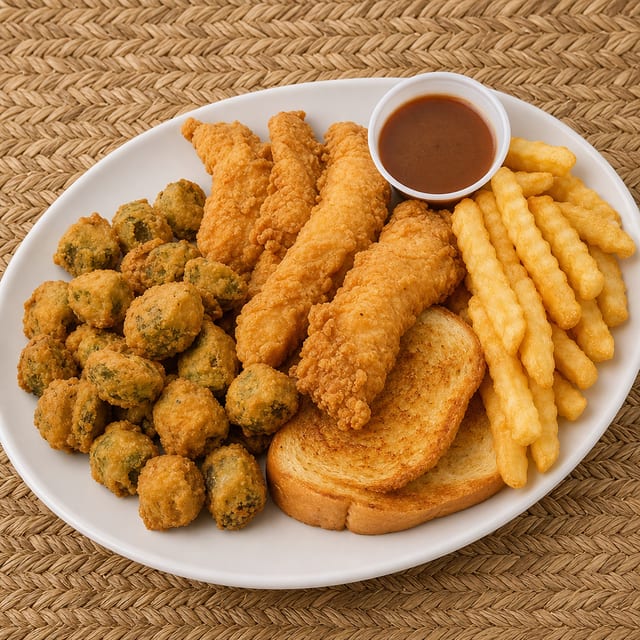 Chicken Strips Meal.