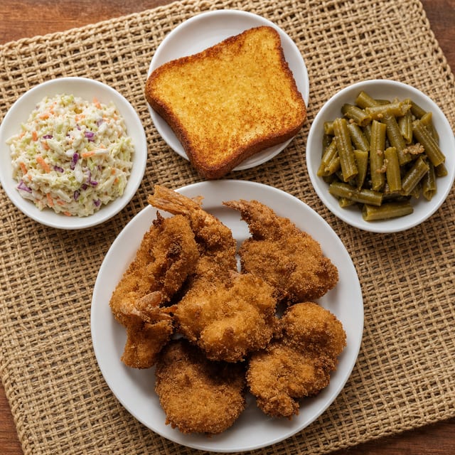 4 Pieces Shrimp.