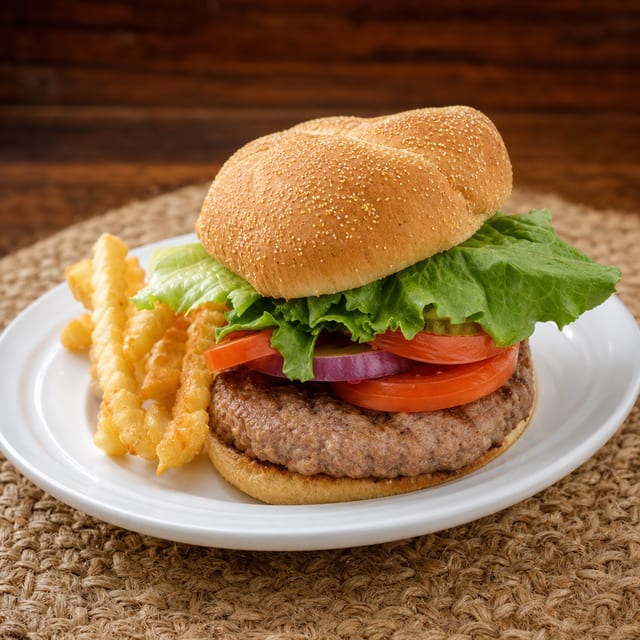#1 Deluxe Burger.
