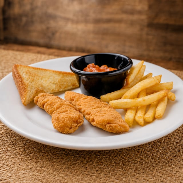 Kids Chicken Strips.