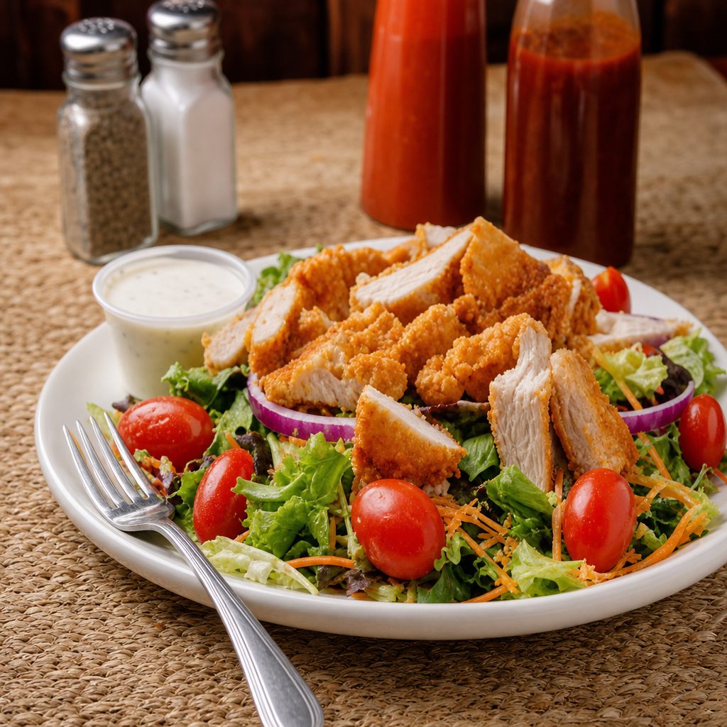Fried Chicken Salad.