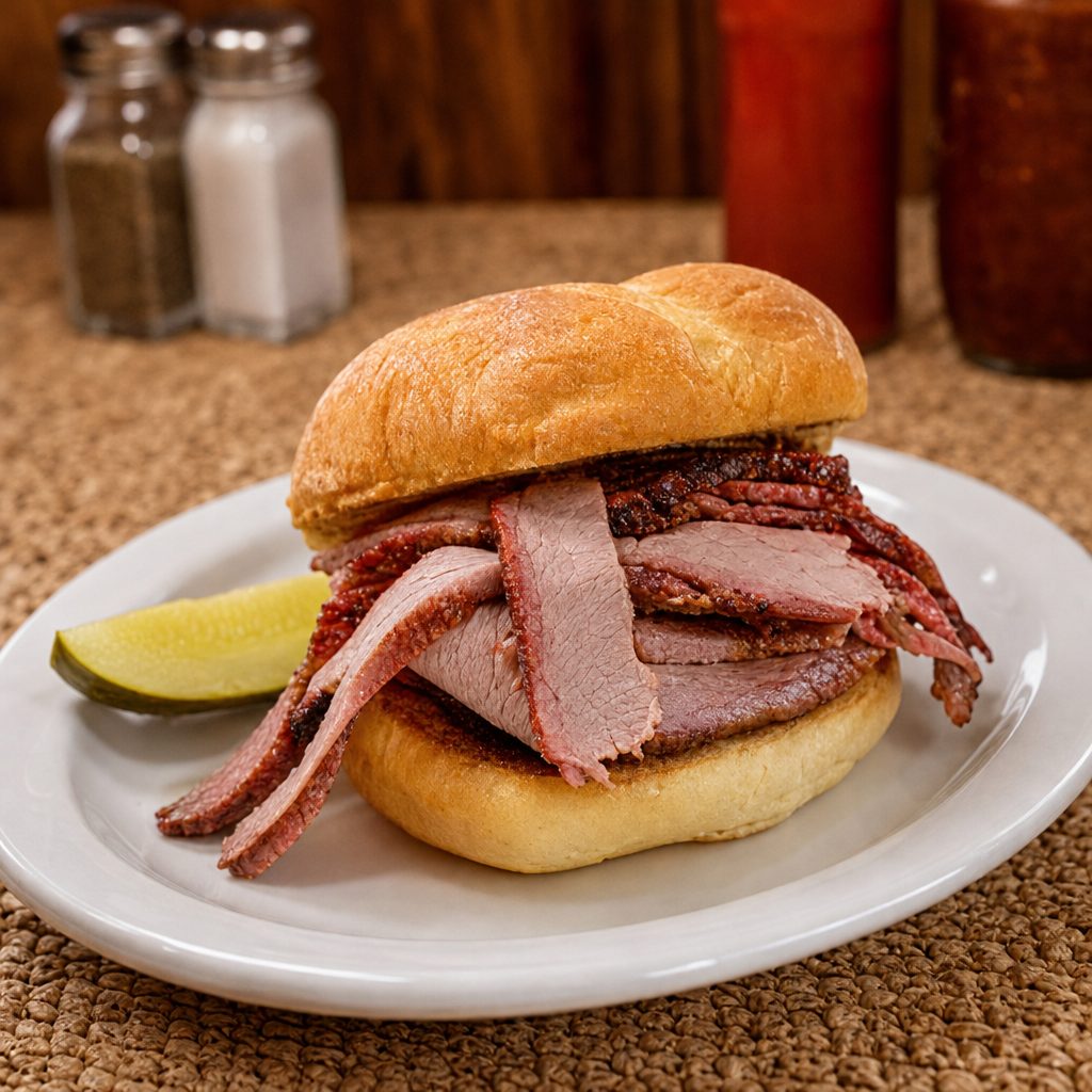 Brisket Sandwich.