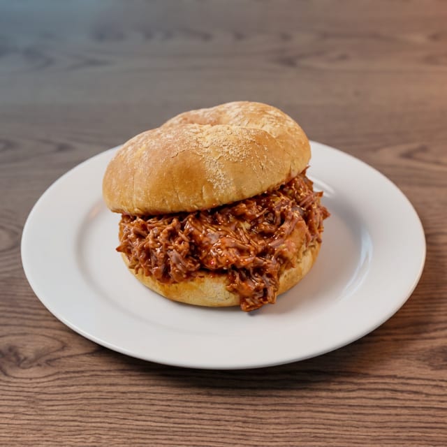 Chopped Beef Sandwich.