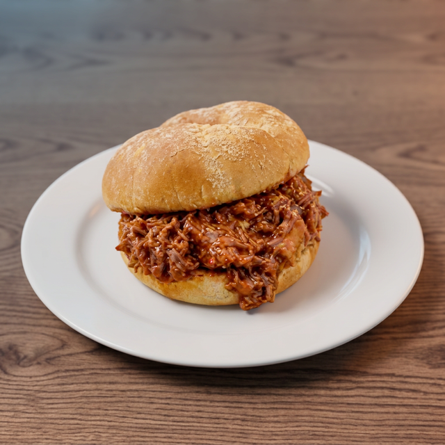 Chopped Beef Sandwich.