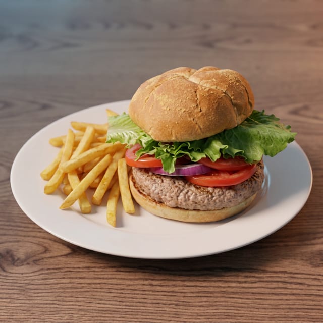 #1 Deluxe Burger.