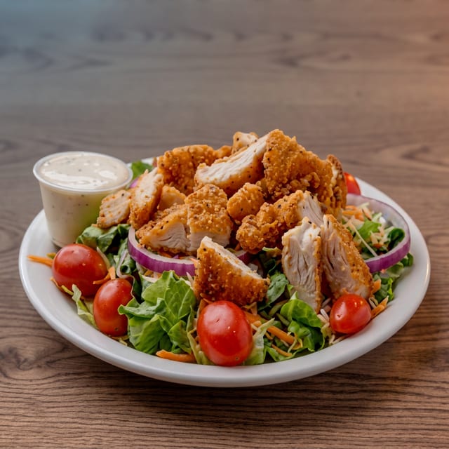 Fried Chicken Salad.