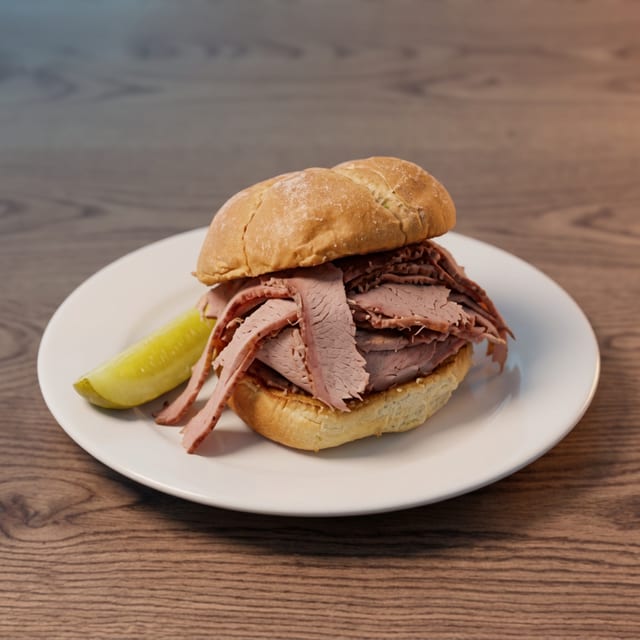 Brisket Sandwich.